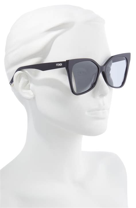 fendi occhiali da sole by the way|Fendi The Fendi Way 55mm Geometric Sunglasses .